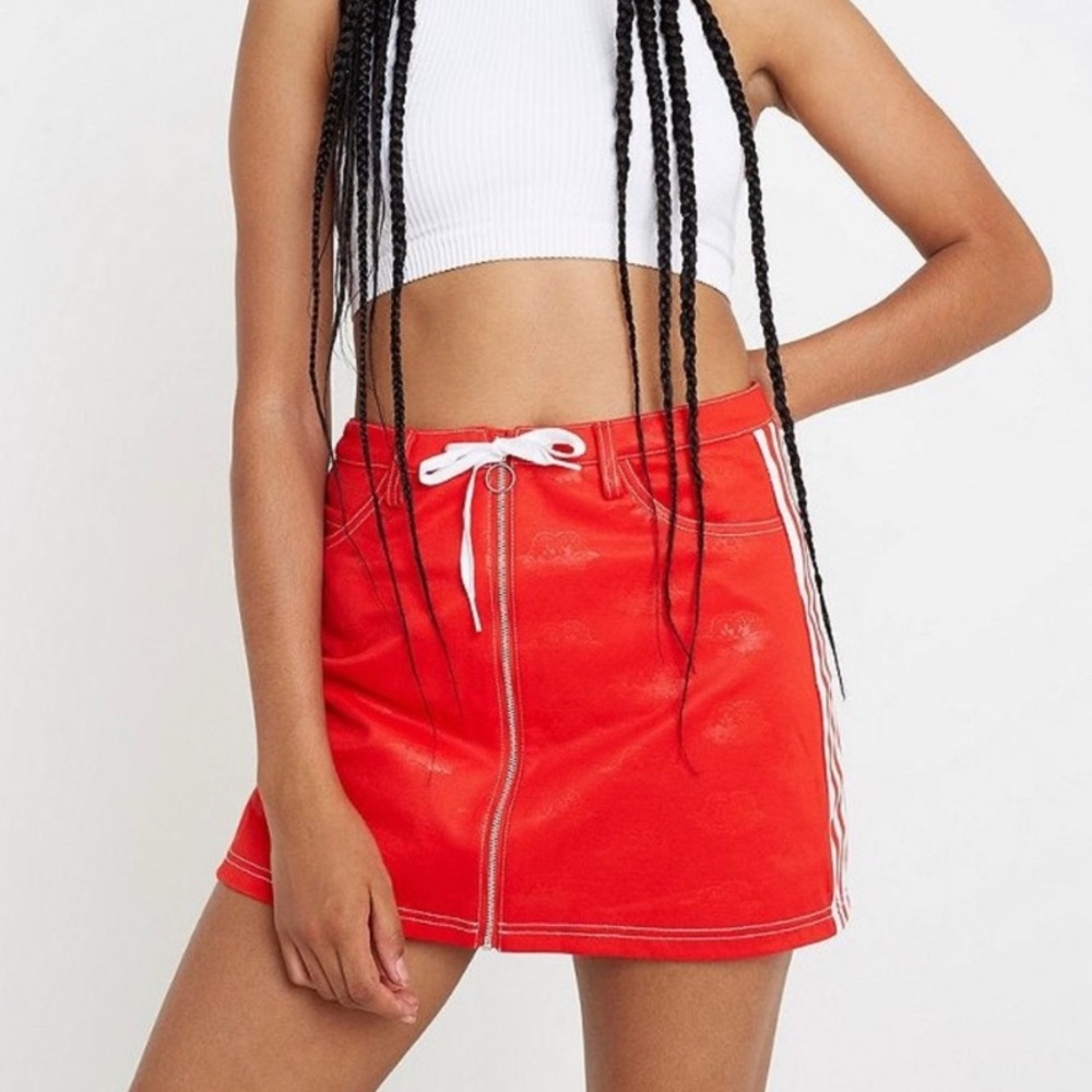 NWT Fiorucci X Adidas Red Skirt